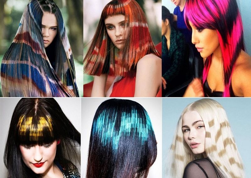 Техника "Зебра" в окрашивании волос