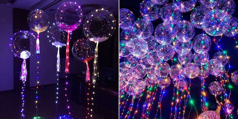 Воздушные шарики со светодиодами