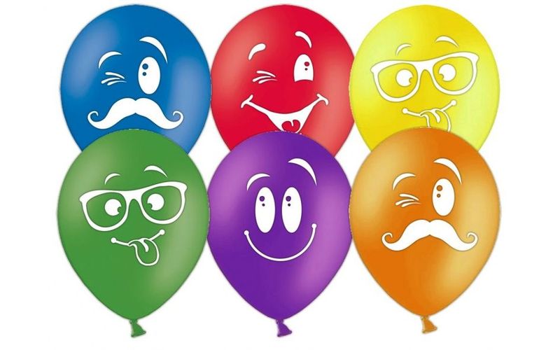 Рожицы на воздушных шариках