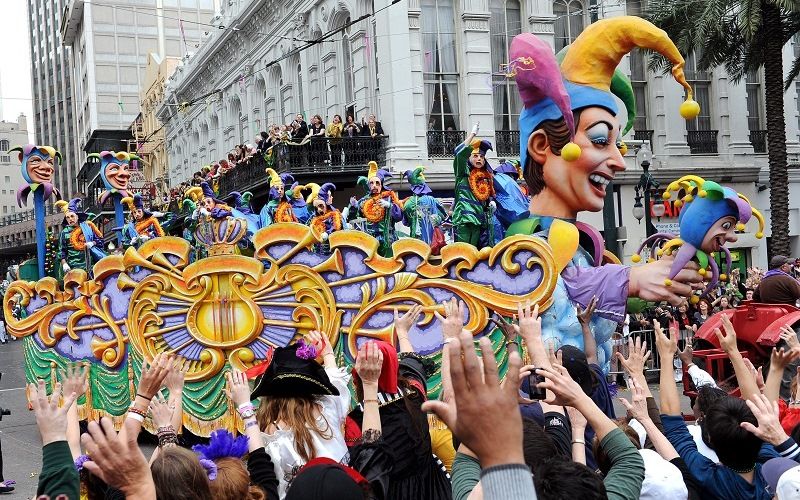 Mardi gras, или Fat Tuesday, США