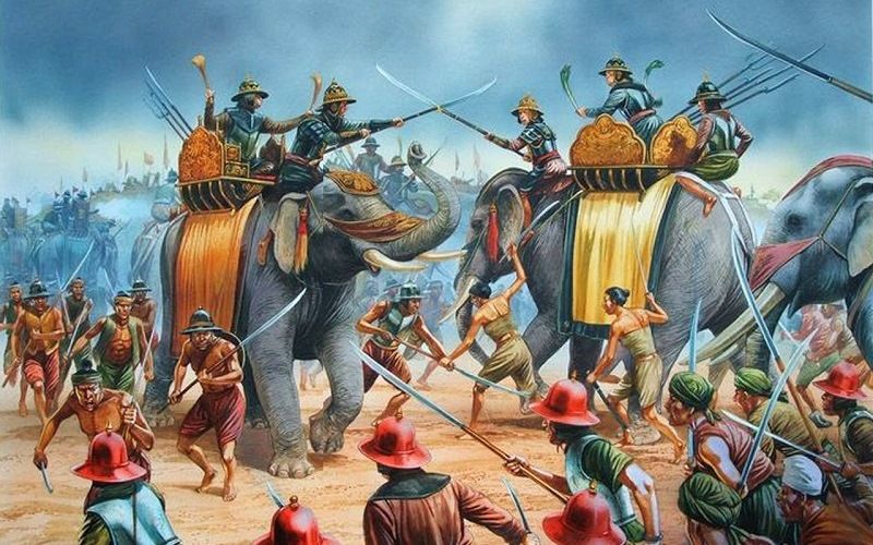 Армия бирманского полководца Маха-Бандула