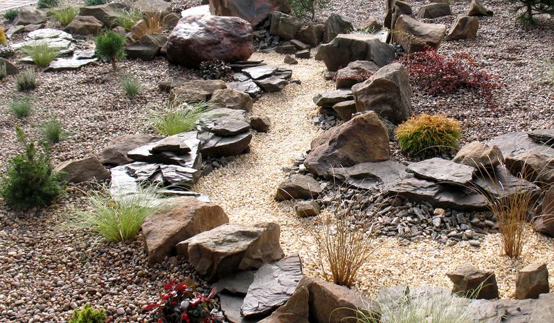 «Сухие ручьи» в ландшафтном дизайне
