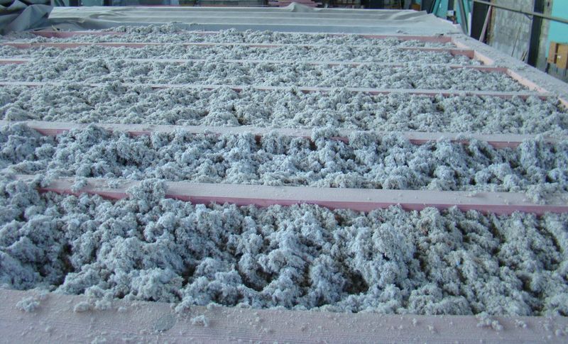 Задувной целлюлозный утеплитель