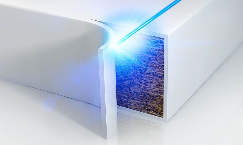 Лазерная обработка мебельных торцов