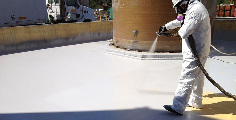 Жидкое напыление для крыши