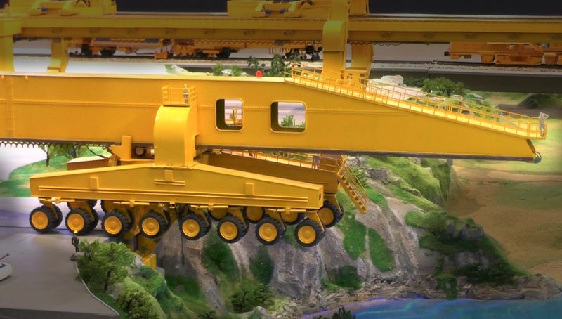 SLJ900/32 Segmental Bridge Launching Machine - машина для укладки мостов