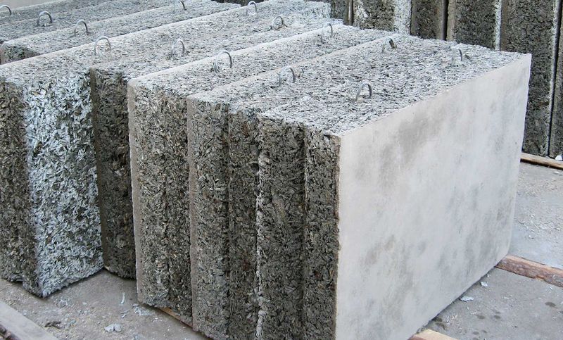 Сверхлегкий бетон из древесного наполнителя