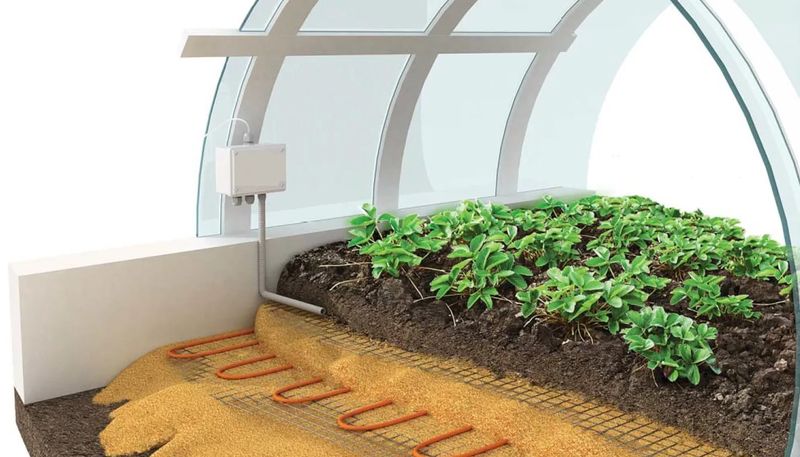 Подогрев грунта в теплицах