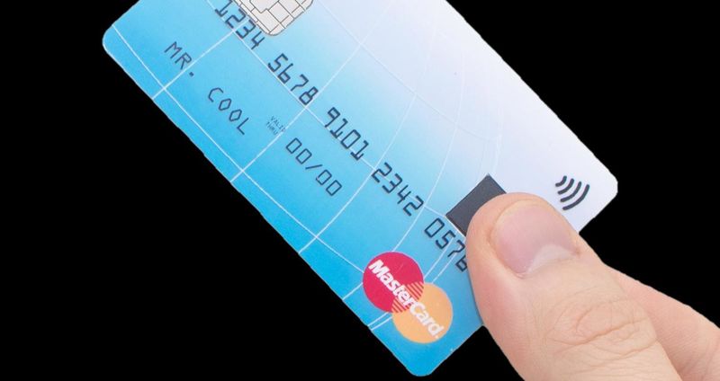 Карта с отпечатком пальца