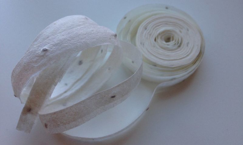 Посадка водорастворимых лент