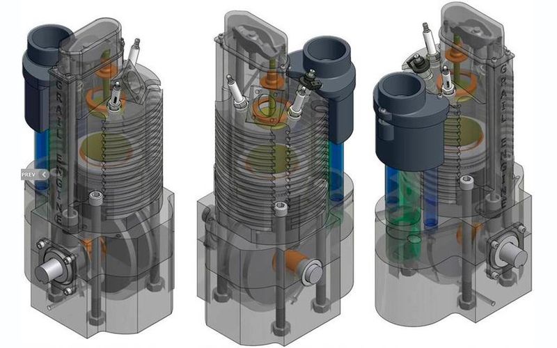 Двухтактный двигатель от Grail Engine Technologies