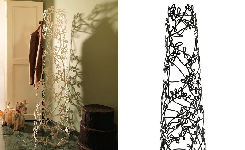 Напольная ажурная вешалка для одежды