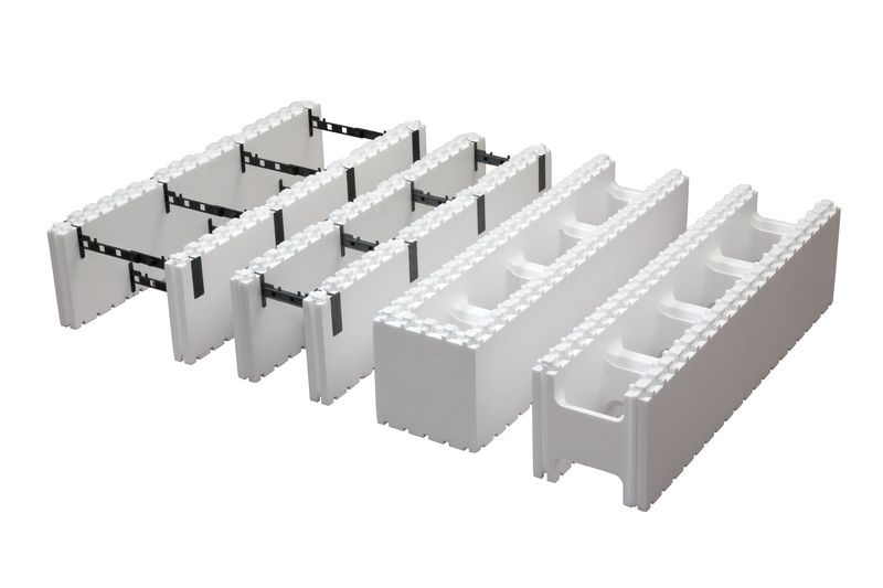 Полые полистирольные блоки