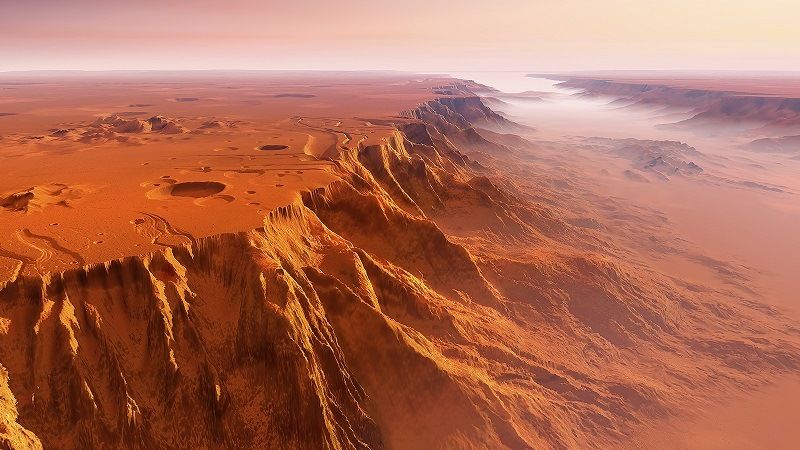 Марсианская поверхность