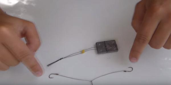 Привязываем крючки