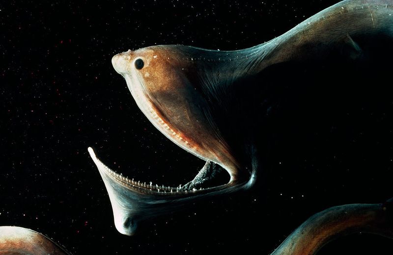 Большерот - рыба-пеликан