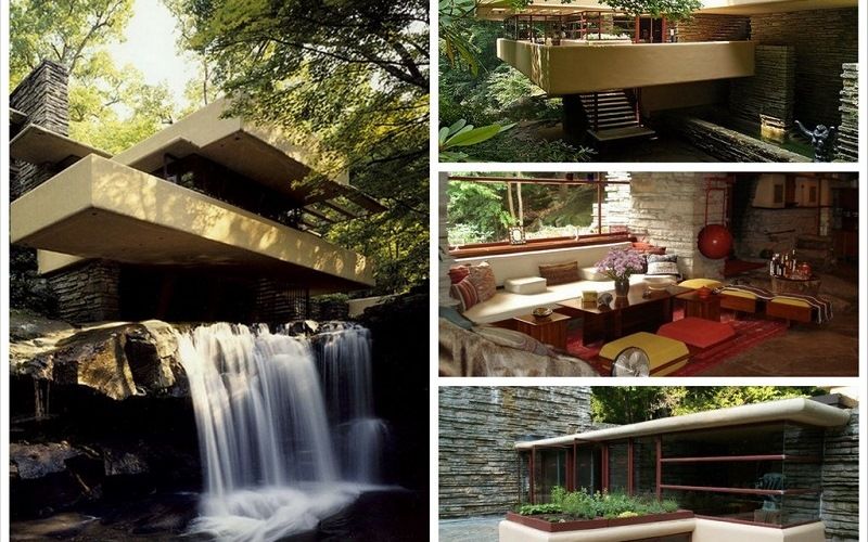 Дом у водопада в Пенсильвании