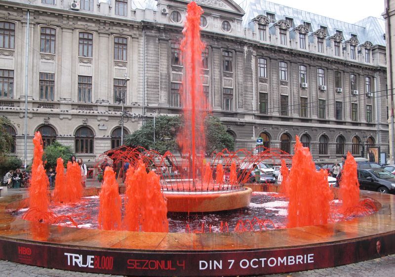 Кровавый фонтан в Великобритании