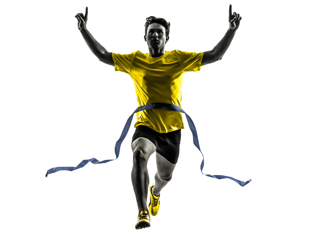 спортсмен всех обогнал