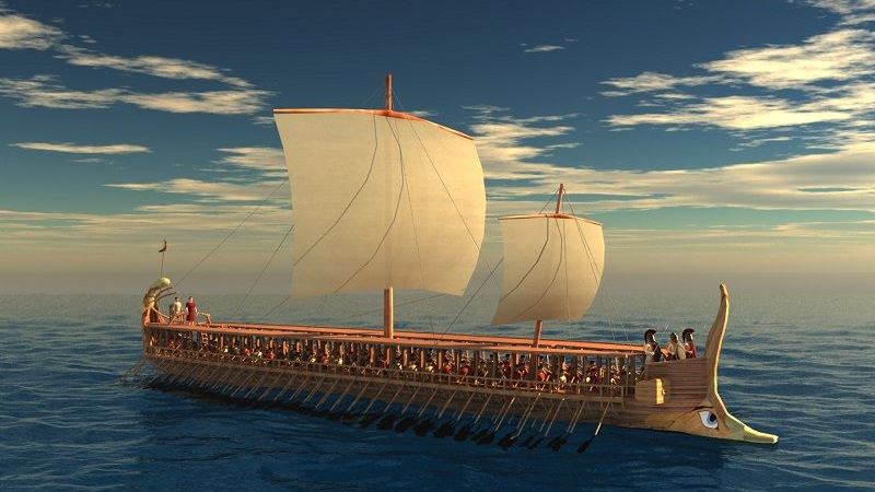 Корабли древней Греции