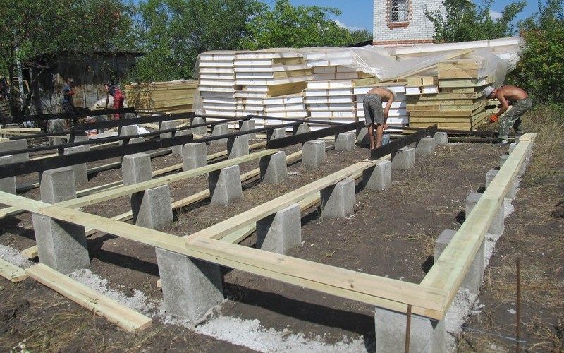 Фундамент дома по канадской технологии