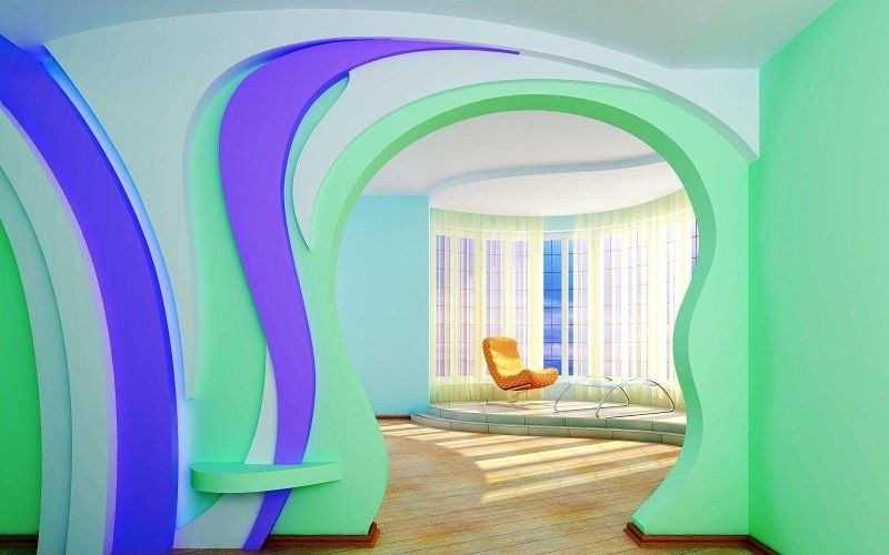 Покраска стен из гипсокартона водоэмульсионными красками