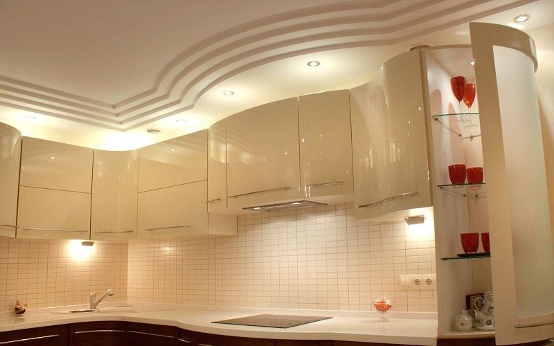 Монтаж потолка из гипсокартона