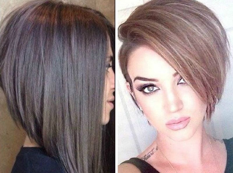 Оформление теменной зоны при стрижке каре