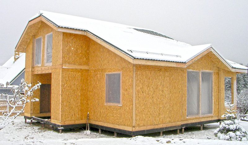 Преимущества строительства дома из СИП панелей