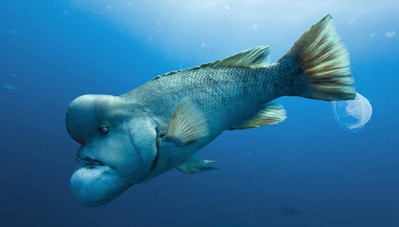 Semicossyphus reticulatus -азиатский овцеголовый губан