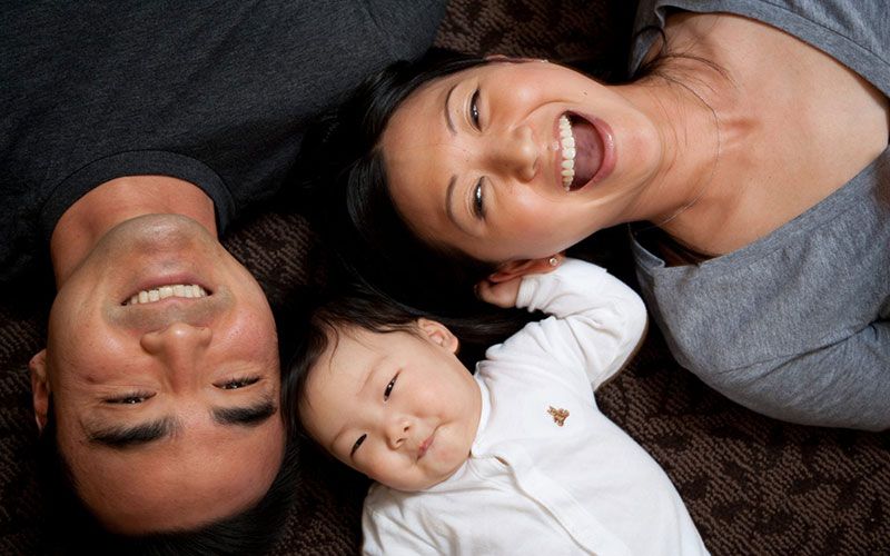 Семья в Корее