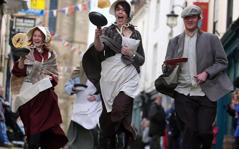 Масленица в Англии