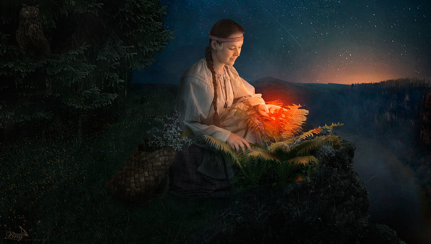 Девушка, нашедшая папоротник