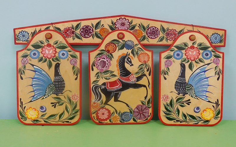 Городецкая роспись