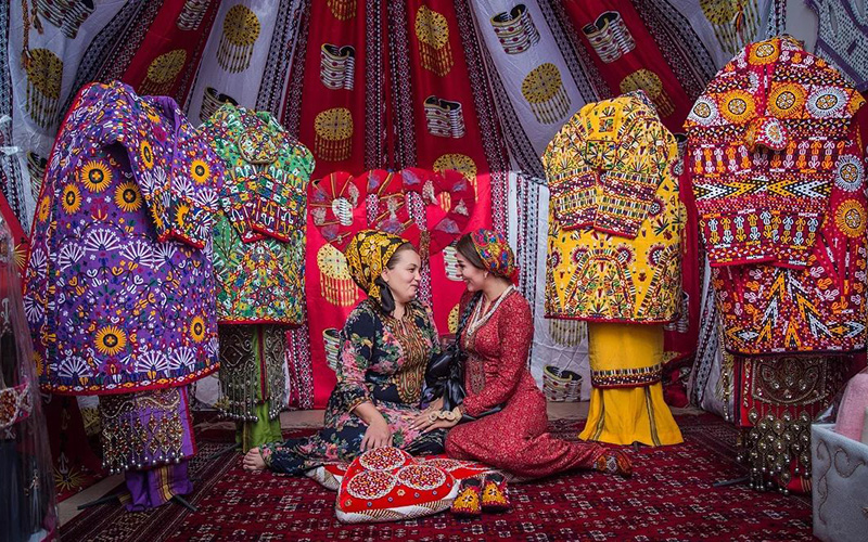 Туркменский платок