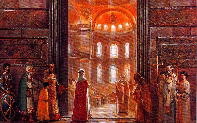 Княгиня Ольга в Константинополе