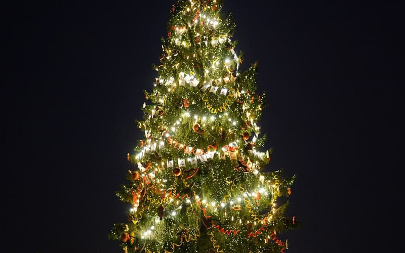 Новогодняя елка на площади