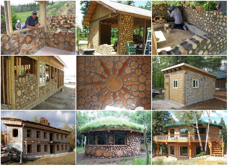 Дома из дров и поленьев