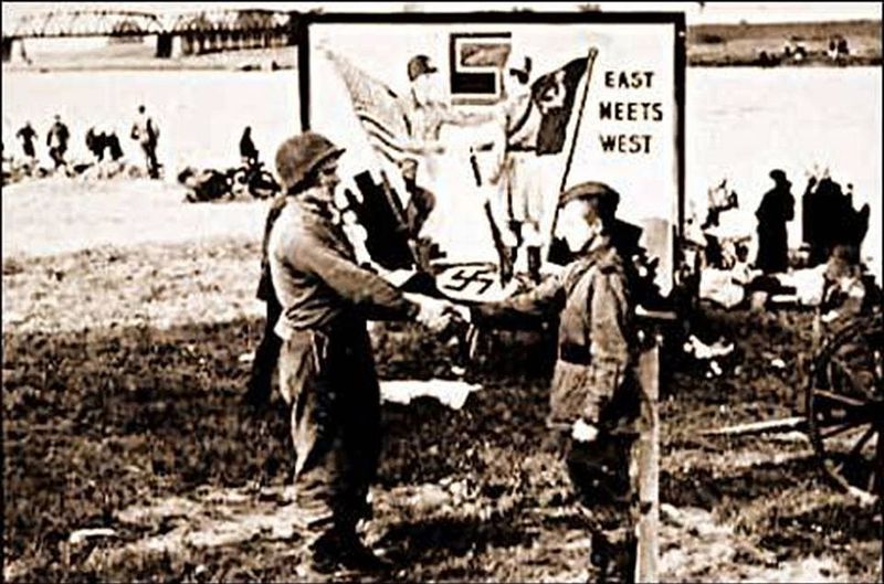 Знаменитая встреча на Эльбе 25 апреля 1945 года