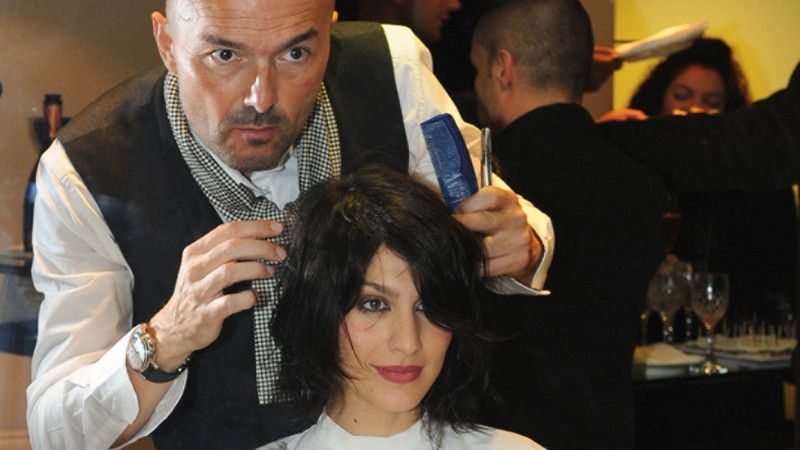 Стилист Стюарт Филипс и Беверли Латео (самая дорогая прическа)