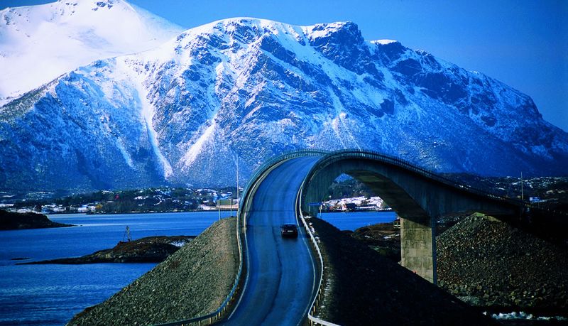 Атлантическая дорога в Норвегии