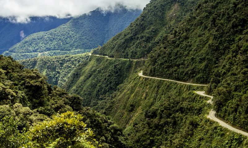 Дорога смерти в Боливии