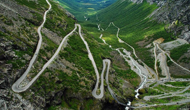 Лестница троллей в Норвегии