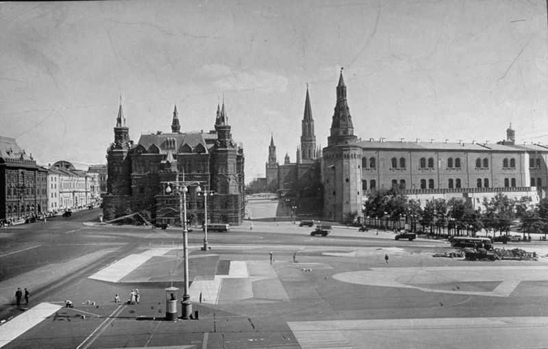 Как маскировали Кремль в ВОВ