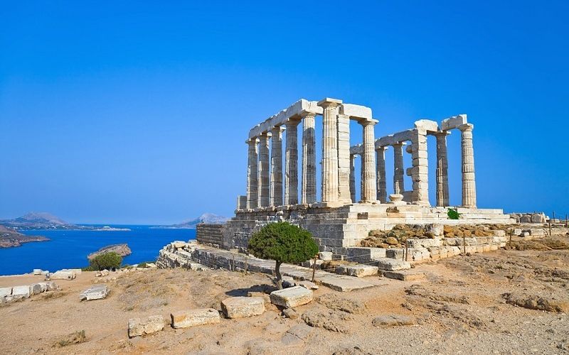 Храм Посейдона на мысе Сунион