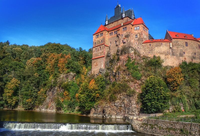 Рыцарский замок Крибштайн