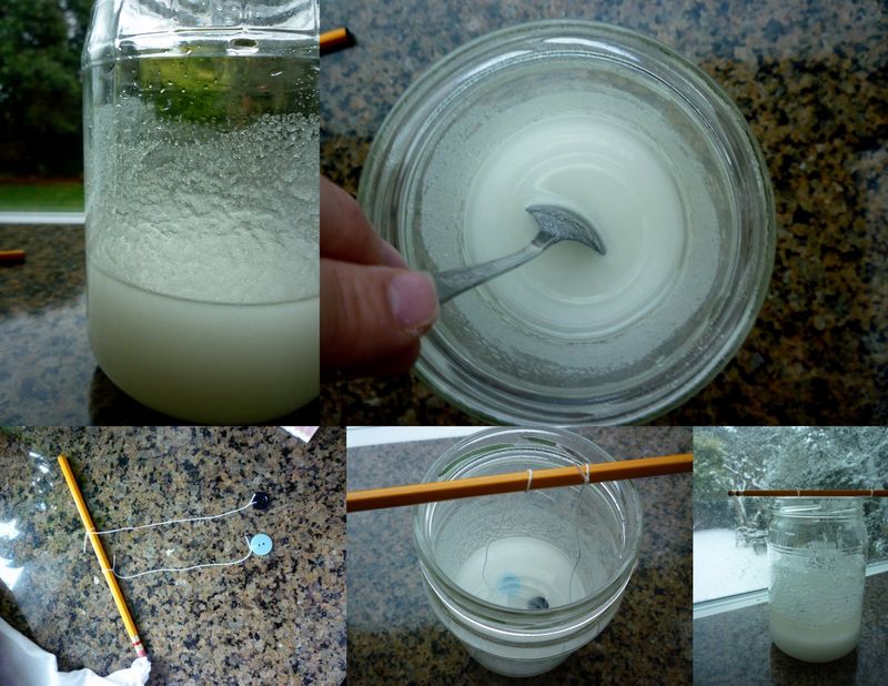 Выращивание кристалла соли