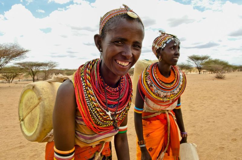 Женщины племени Динка