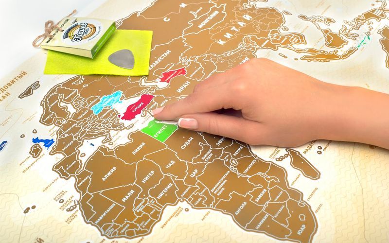 Скретч карта мира