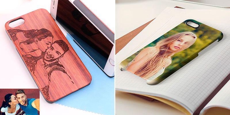 Фотографии на чехле телефона